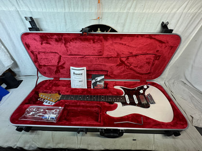 Ibanez Prestige AZ Series AZ2204N-AWD AZ2204 Guitar with Case - MIJ Made In Japan 2023 - Antique White Blonde