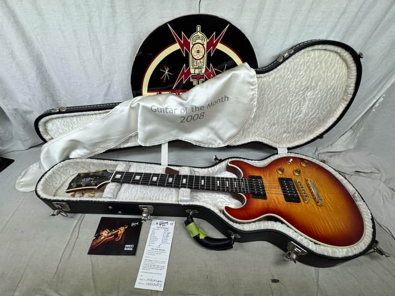 Gibson LHDCHSGH1 Guitar Of The Month # 062 Longhorn Double Cut LPDC Les Paul Doubleut Guitar with Case