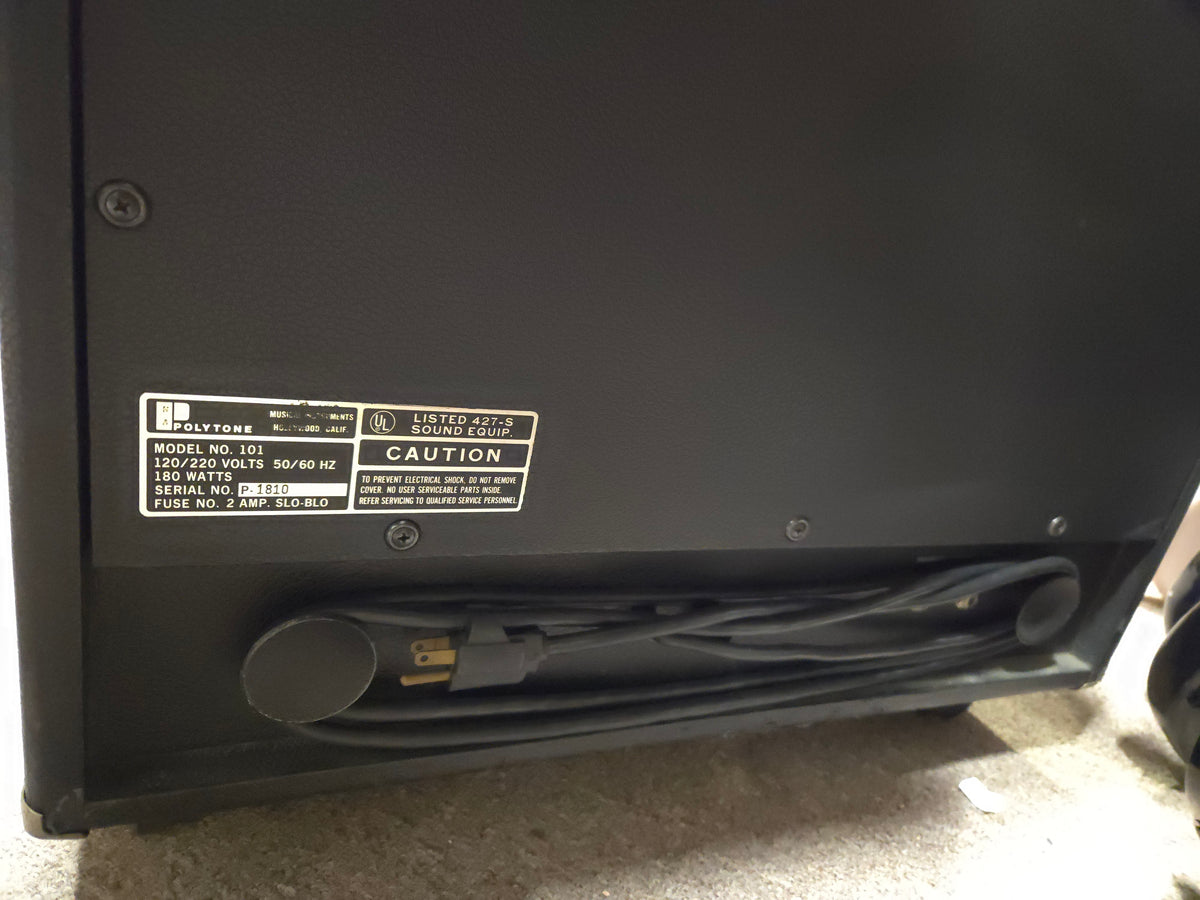 Polytone Model 101 Bass Amp - Local Pickup Only