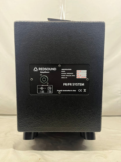 Red Sound Elis.8 Stereo Bundle FR/FR Full Range Flat Response Active and Passive Speaker Cabinets Pair