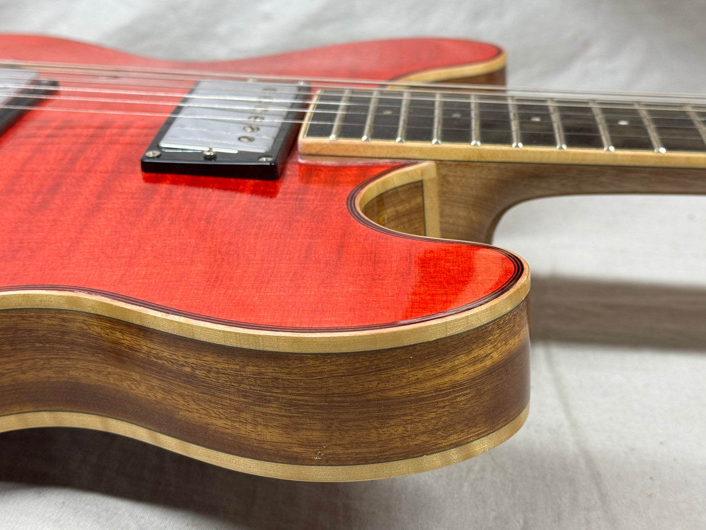 Eastman T185MX-BD t185mx Thinline Semi-Hollowbody Guitar with Case