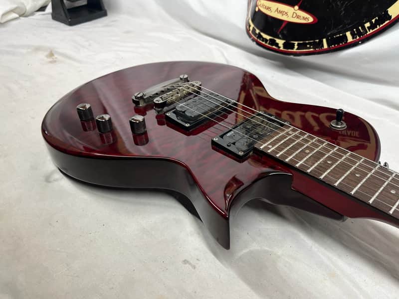 ESP LTD EC-100QM Singlecut HH Electric Guitar - Image 16