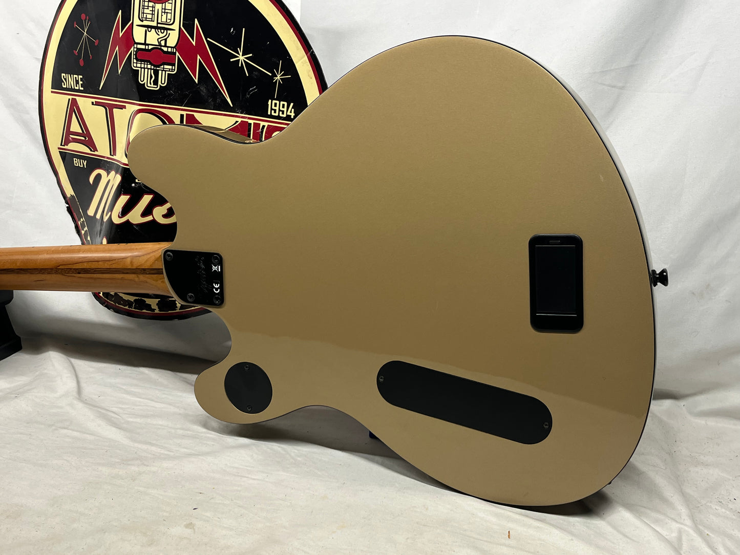 Squier Contemporary Active Starcaster HH Electric Guitar - Shoreline Gold