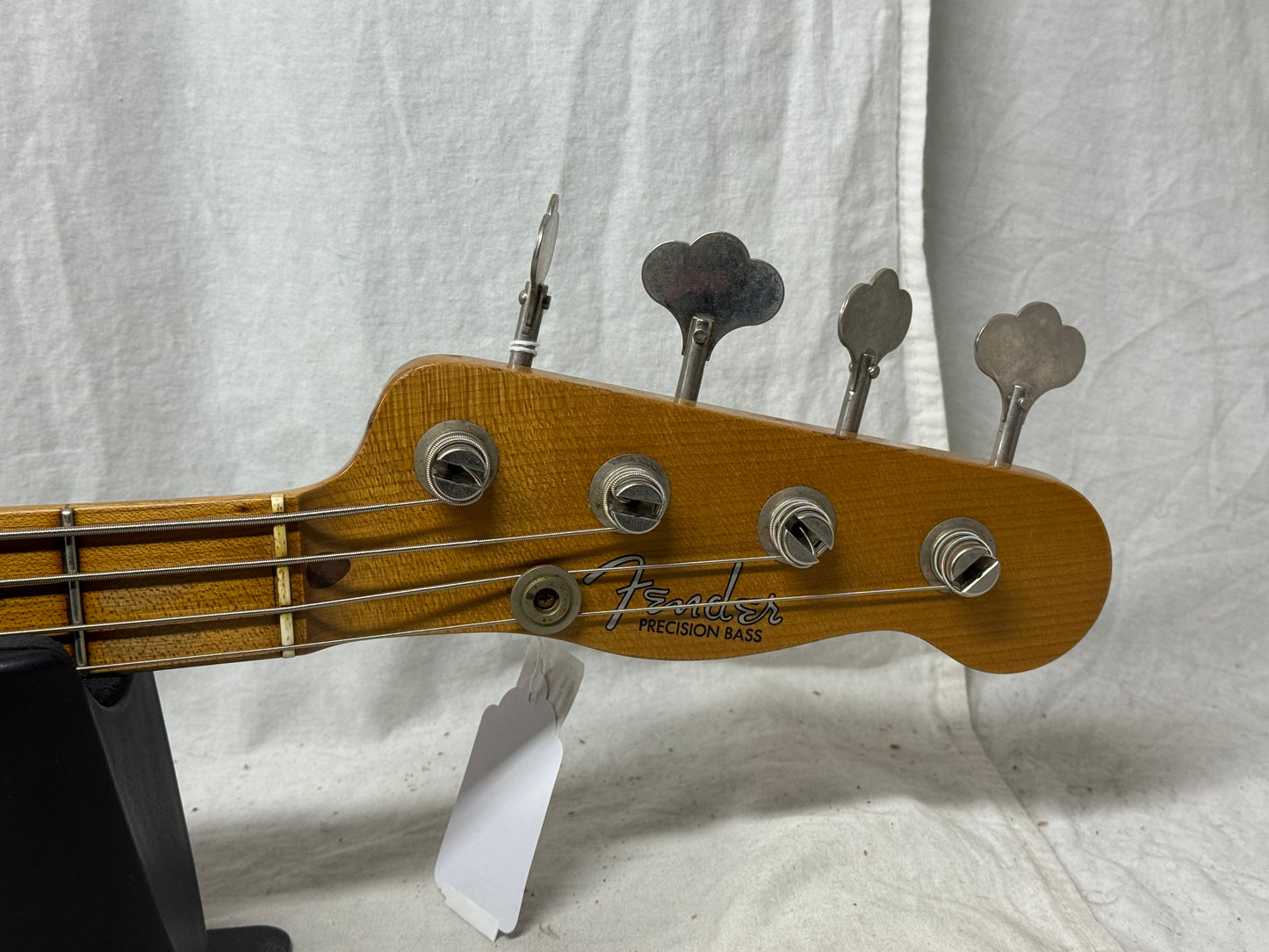 Fender USA Custom Shop '55 1955 Precision Bass Relic 4-string P-Bass with COA + Case 2020 - Sonic Blue / Roasted Maple neck