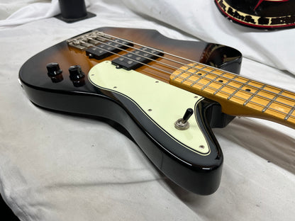 Fender Pawn Shop Reverse Jaguar 4-String Electric Bass MIM - Made in Mexico - 2-Color Sunburst