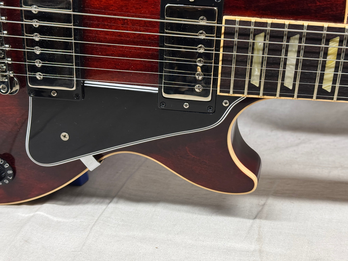 Gibson Les Paul Traditional Pro II 2 Guitar with Case 2012 - modified! - Wine Red