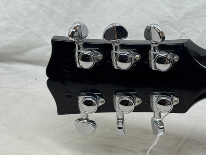 Gibson ESDPA335 esdpa 335 ES-335 Dot Fat Neck Semi-Hollowbody Guitar with Case - modified - Ebony / Black