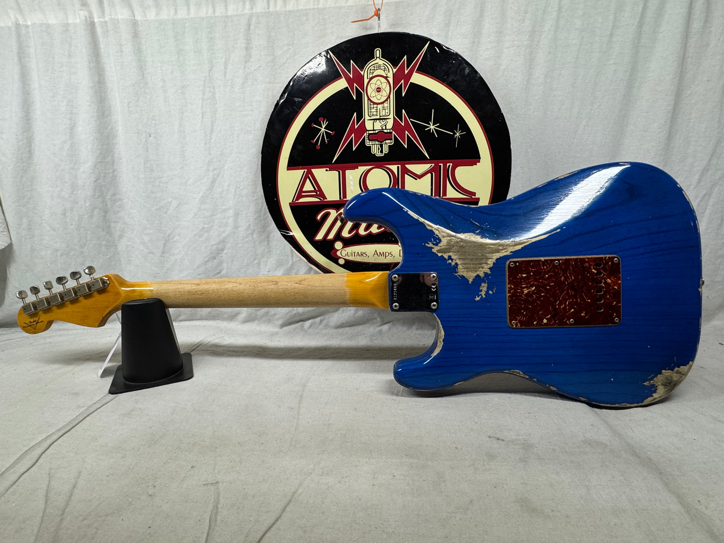 Fender USA Custom Shop '62 1962 Stratocaster Heavy Relic Guitar with COA + Case 2022 - Sapphire Blue Transparent / Rosewood fingerboard
