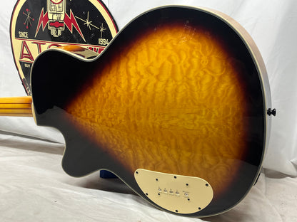 Washburn AB40VSK Singlecut Acoustic Electric Bass