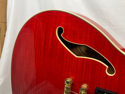 Ibanez AS93FM Doublecut Semi-Hollow Body Electric Guitar - Transparent Cherry Red