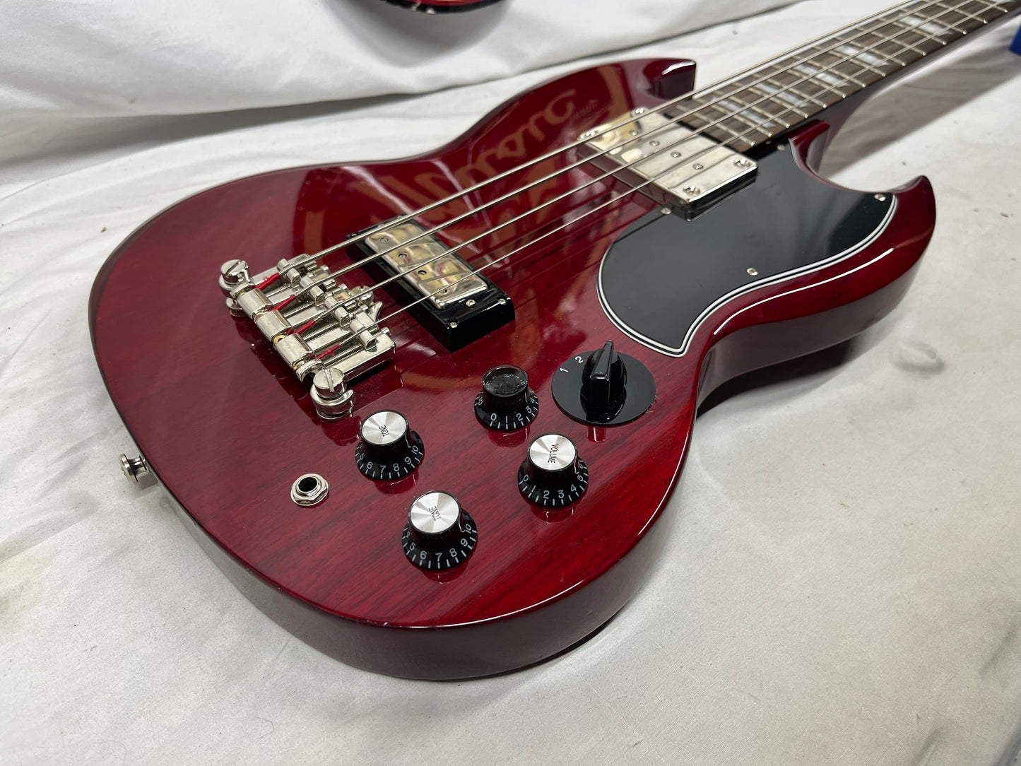 Epiphone EB-3 SG 4-String Doublecut Electric Bass - Cherry Red