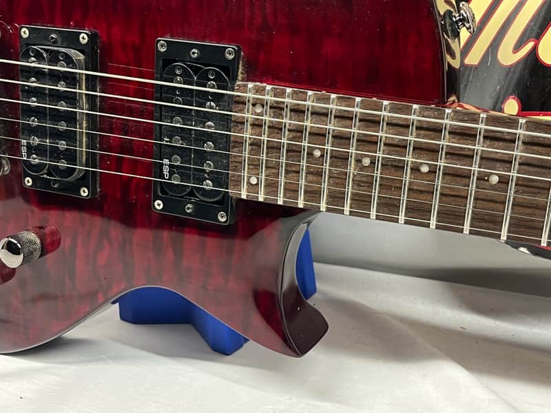 ESP LTD EC-100QM Singlecut HH Electric Guitar - Image 6