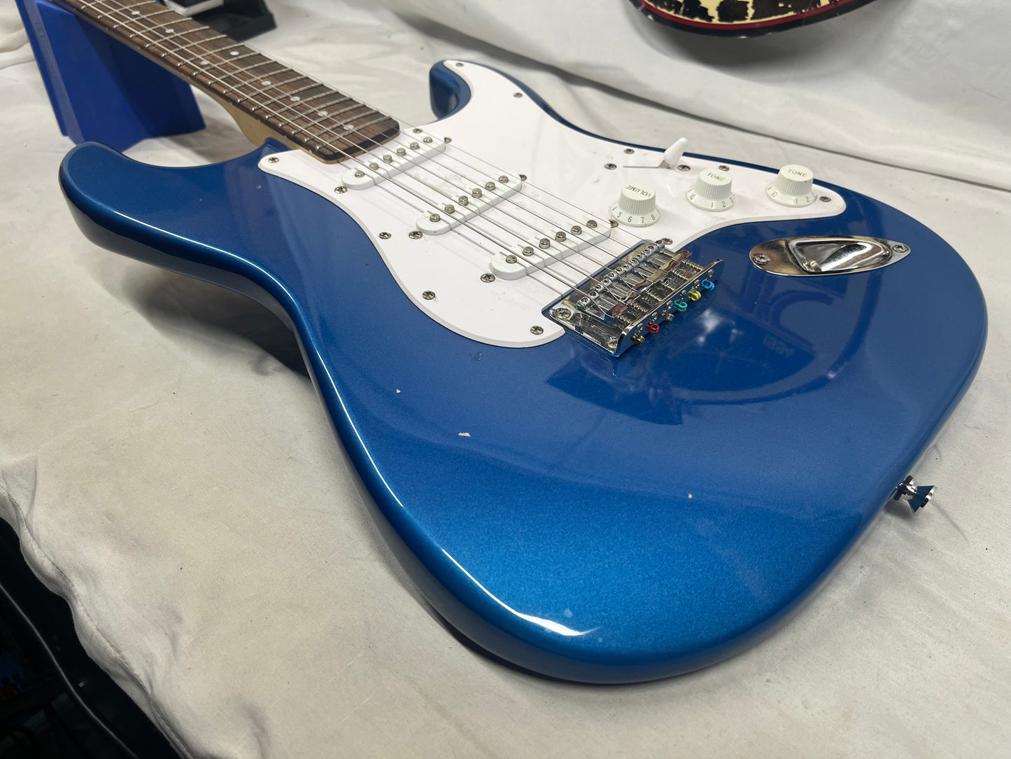Squier FSR Bullet Stratocaster Strat HT Electric Guitar - Lake Placid Blue