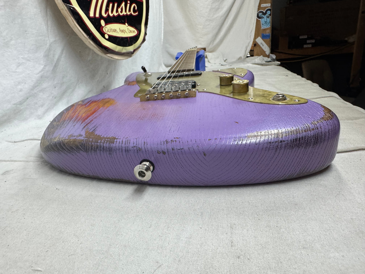 Paoletti Guitars Loft Series Model 112 HP90 Guitar with Case - Purple