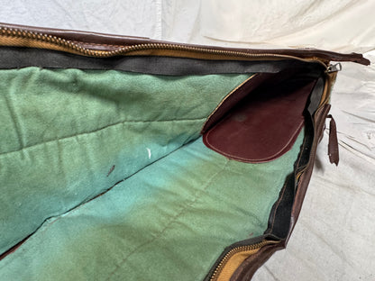 Artistic Products Company (Victoria) Vintage Plasti-Leather (Leather/Vinyl) Gig Bag 1950s - Brown