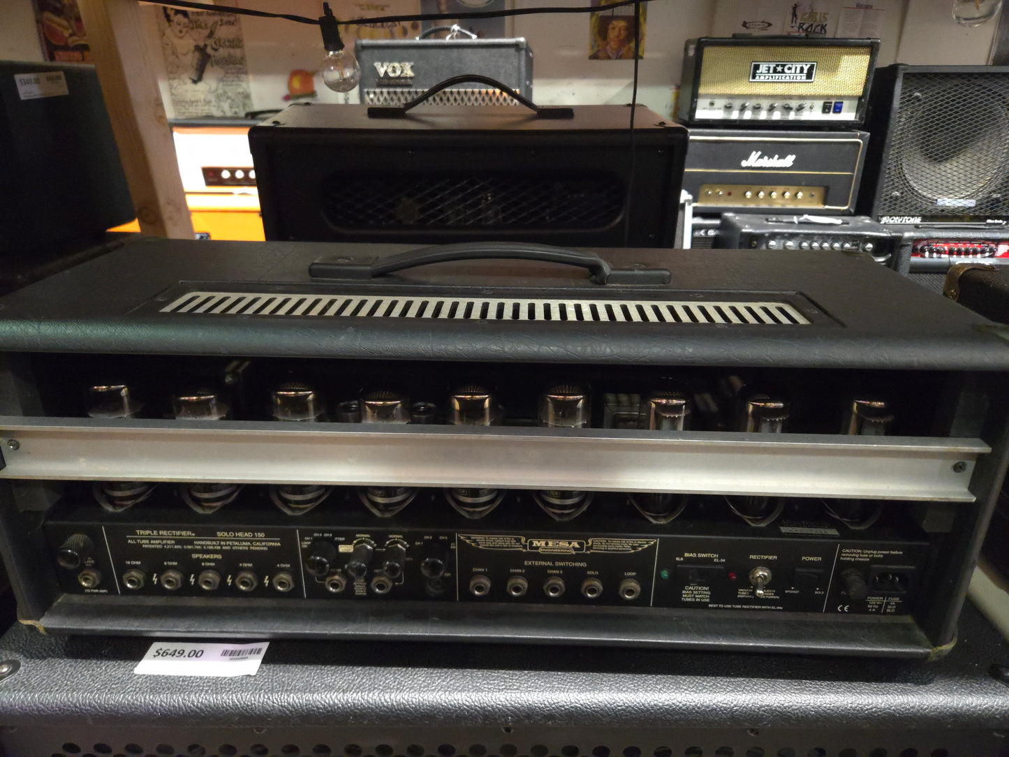 Mesa Boogie Triple Rectifier Solo Head 3-Channel 150-Watt Guitar Amp Head 2000 - 2009 - Local Pickup Only