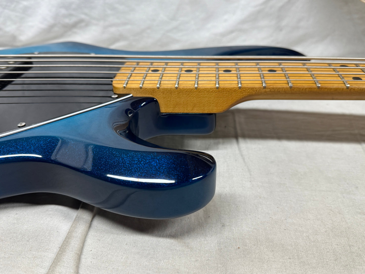 Ernie Ball Music Man StingRay sting ray 5H 5-string Bass with Case 2001 - Blue Dawn