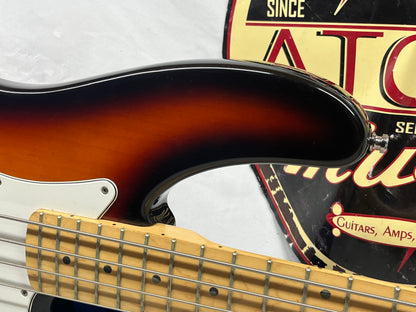 Fender Precision Bass P-Bass Plus 4-String Electric Bass - Brown Sunburst