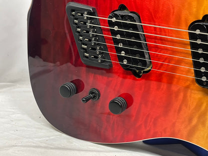 Ormsby Hype GTR Shark Cutout Semi-Hollow Body Multiscale HH Electric Guitar