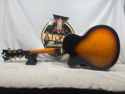 D'Angelico Excel EXL-1 Singlecut Archtop Hollow Body Electric Guitar with Case
