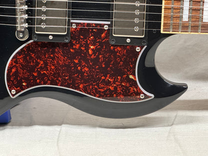 Gibson SESCE19EBNH3 CME Exclusive SG Standard Guitar with Case 2020 - Ebony / Black
