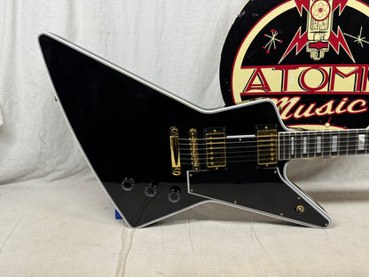 Gibson USA Custom Shop Explorer Custom Guitar with COA + Case 2024 - Ebony / Black