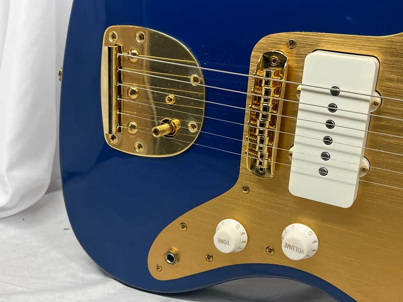Squier 40th Anniversary Jazzmaster Electric Guitar Gold Edition - Image 5
