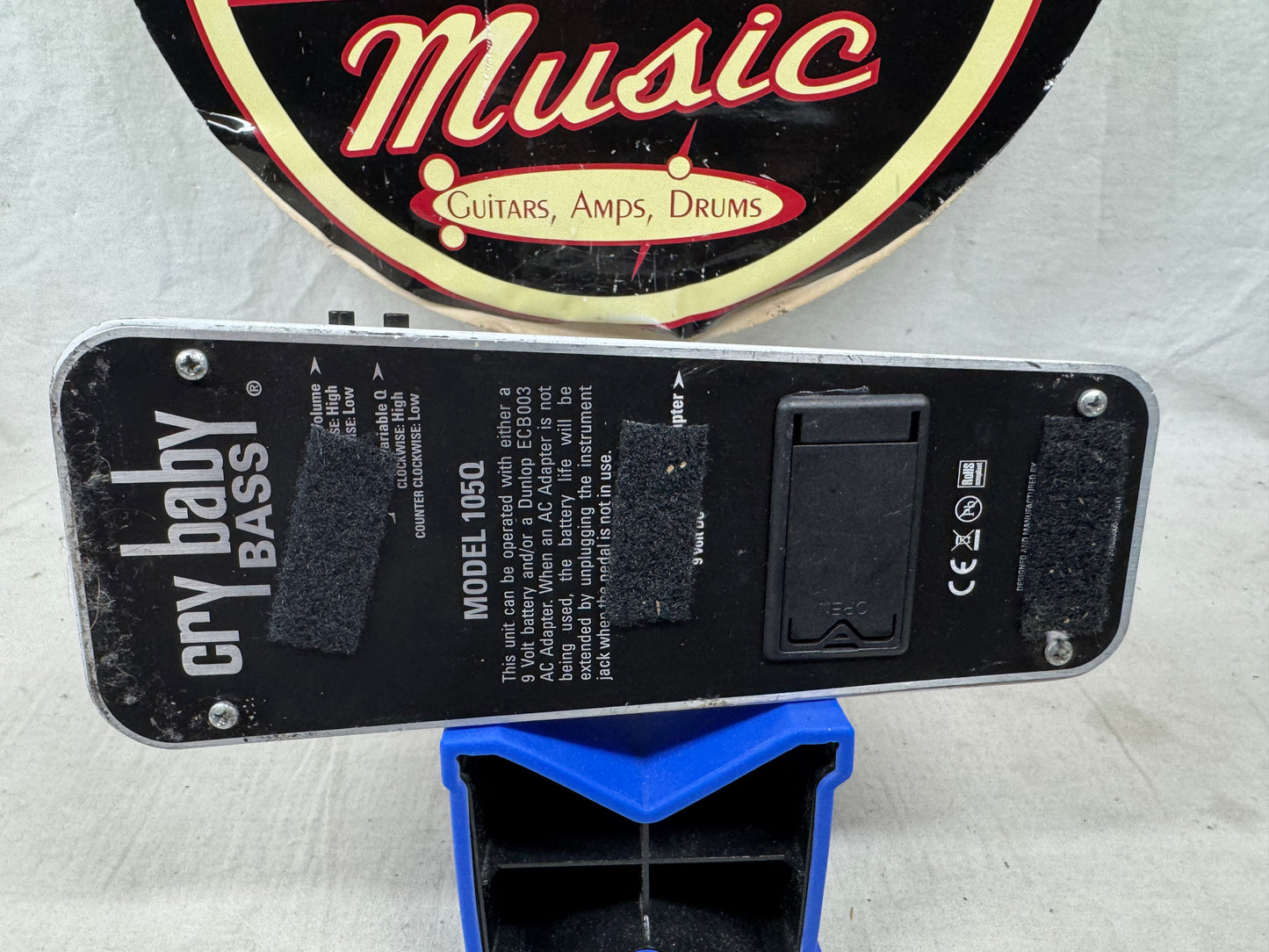 Dunlop 105Q Cry Baby crybaby Bass Wah Pedal