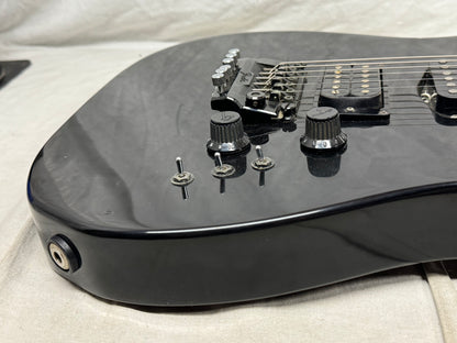 Fender Contemporary / Boxer Series TL-556 tl556 Telecaster HSS Guitar - MIJ Made In Japan 1984 - 1989 - Black