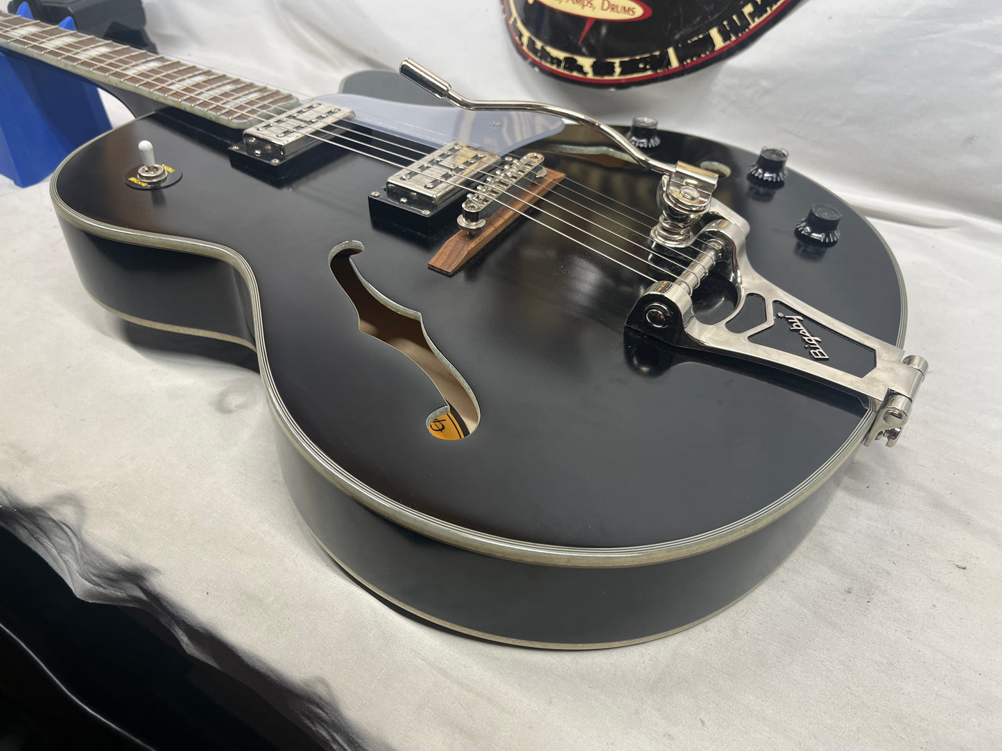 Epiphone Swingster Semi-Hollow Body Electric Guitar - Black Aged Gloss