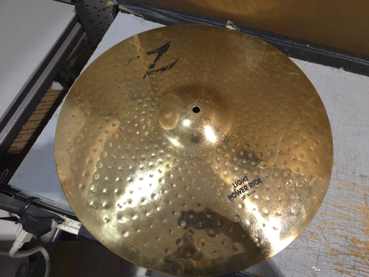 Zildjian 20" Z Series Light Power Ride Cymbal 1986 - 1993 - Brilliant