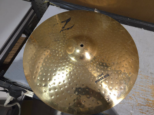 Zildjian 20" Z Series Light Power Ride Cymbal 1986 - 1993 - Brilliant