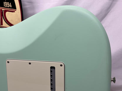 Fender American Performer Stratocaster Strat HSS Electric Guitar - Satin Surf Green