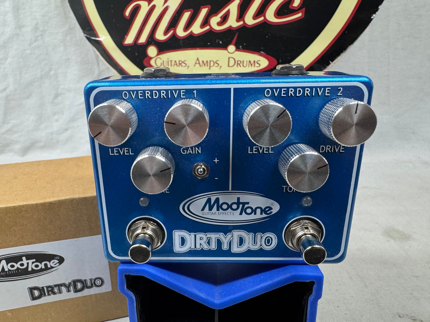 ModTone Dirty Duo Dual Overdrive Pedal with Box