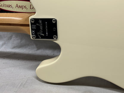 Fender Limited Edition American Standard Telecaster with Matching Headstock Guitar + Case 2016 - Olympic White / Rosewood fingerboard