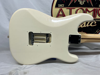 Fender Standard Stratocaster Strat Left Handed Lefty Electric Guitar - Arctic White