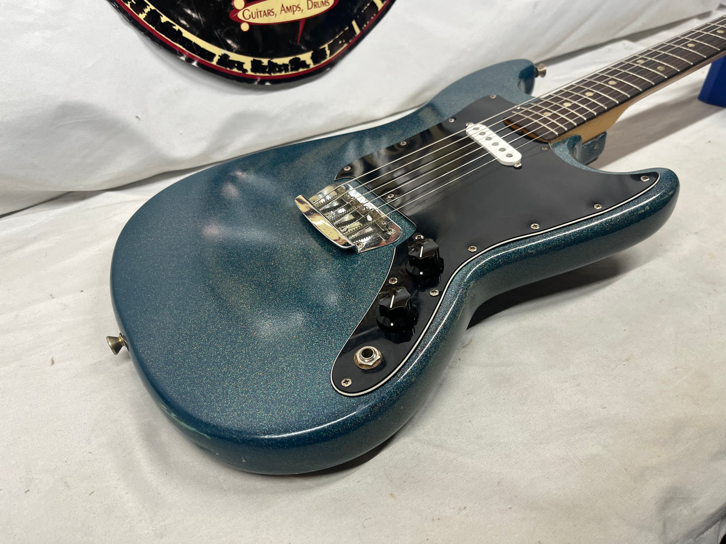 Fender MusicMaster music master Re-fin'd Electric Guitar