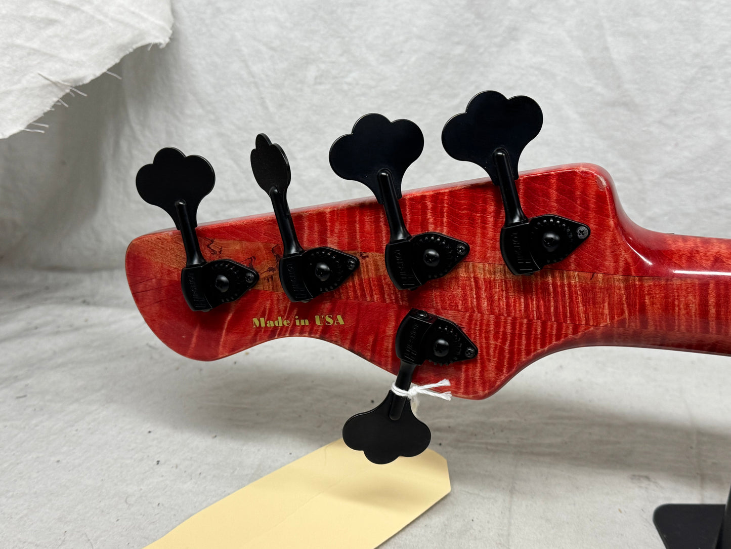 Marco Bass Guitars TFL Singlecut 5-string Bass with John East preamp / handmade Marco pickups