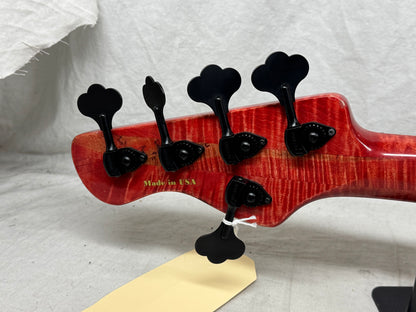 Marco Bass Guitars TFL Singlecut 5-string Bass with John East preamp / handmade Marco pickups