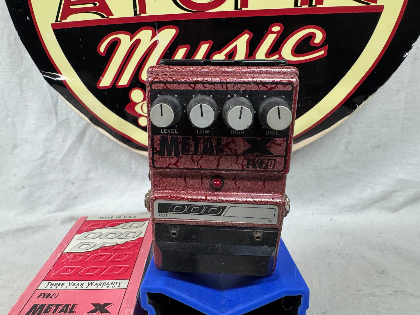 DOD FX70 Metal X Distortion Pedal with Box