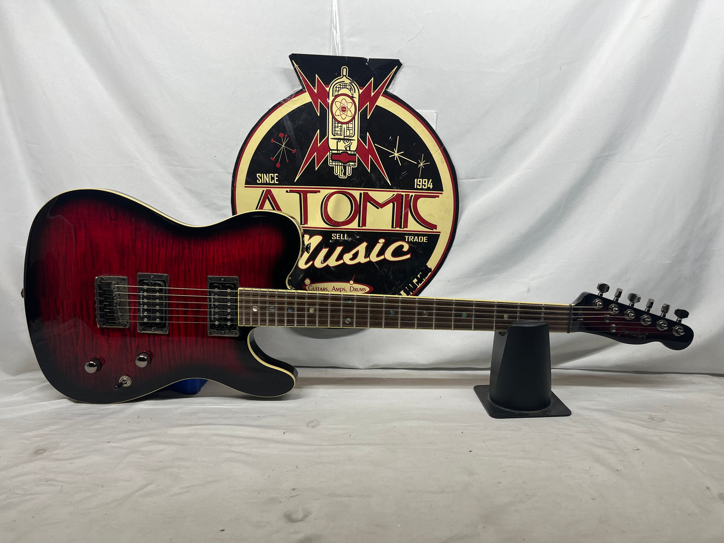 Fender Special Edition Custom Telecaster Tele FMT HH Electric Guitar - Black Cherry Burst