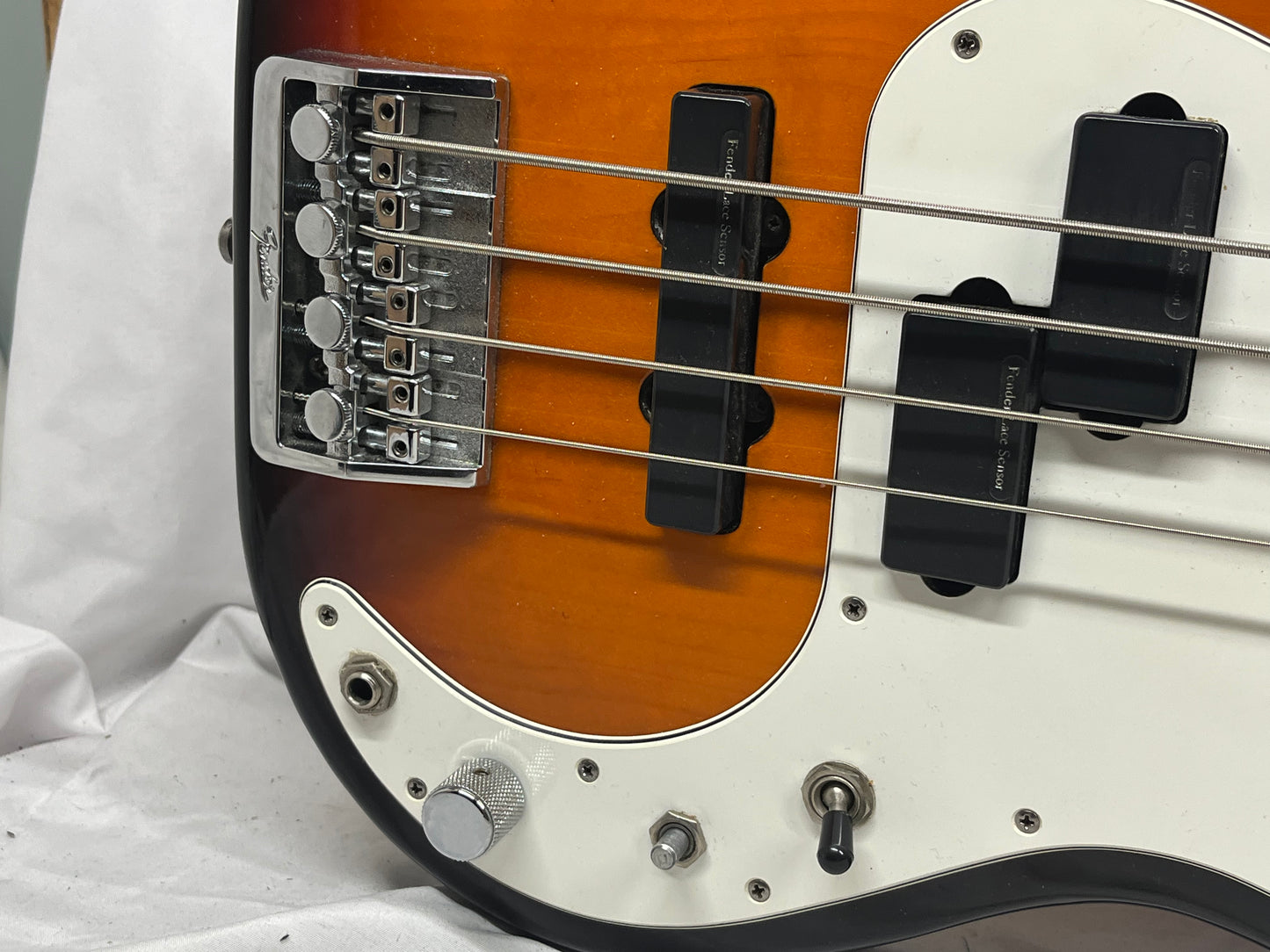 Fender Precision Bass P-Bass Plus 4-String Electric Bass - Brown Sunburst