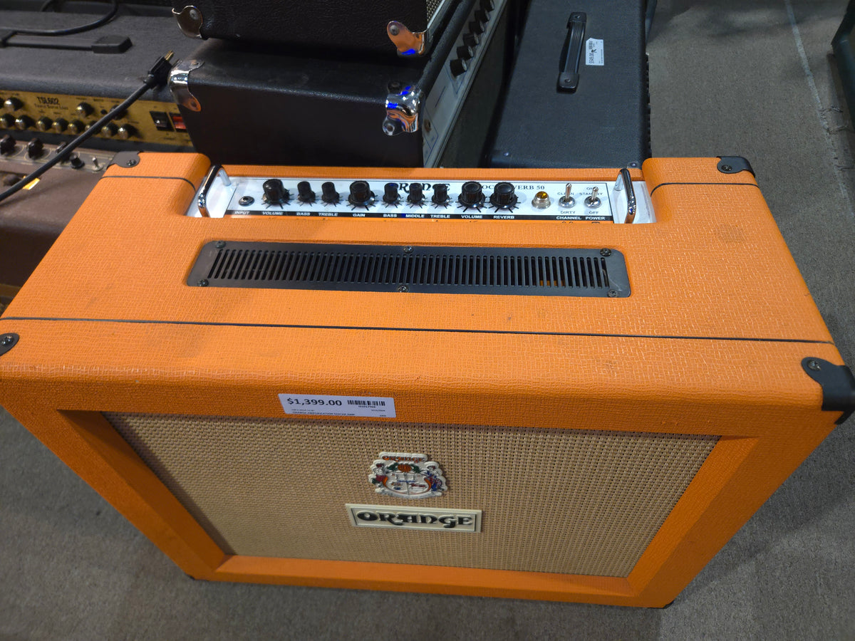 Orange Rockerverb 50 2-Channel 50-Watt 2x12" Guitar Combo 2004 - 2009 - Orange -  Local Pickup Only