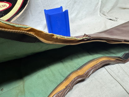 Artistic Products Company (Victoria) Vintage Plasti-Leather (Leather/Vinyl) Gig Bag 1950s - Brown