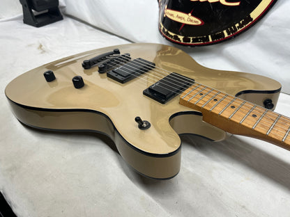 Squier Contemporary Active Starcaster HH Electric Guitar - Shoreline Gold