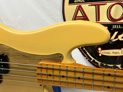 Squier 40th Anniversary Precision Bass Vintage Edition 4-String Electric Bass with Gig Bag - Satin Vintage Blonde