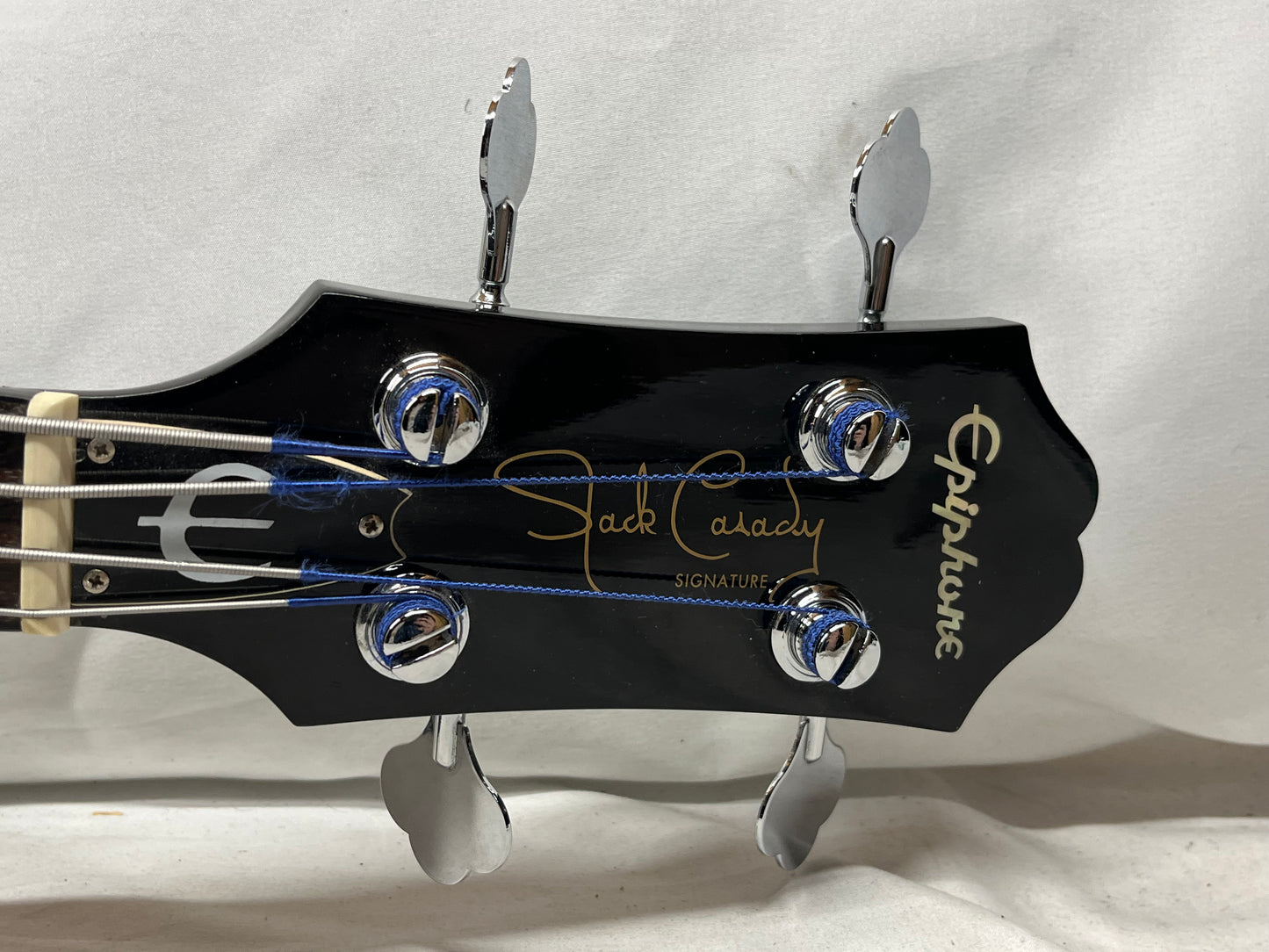 Epiphone Jack Casady Signature 4-String Semi-Hollow Body Electric Bass - Black