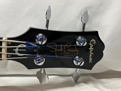 Epiphone Jack Casady Signature 4-String Semi-Hollow Body Electric Bass - Black