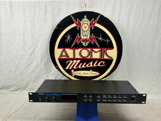 Alesis QuadraVerb 20k Bandwidth Simultaneous Digital Effects Processor 1990s - Black