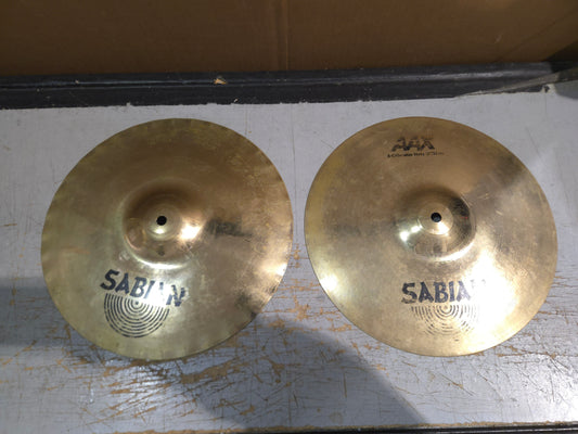 Sabian 13" AAX X-Celerator Hi-Hat Cymbals (Pair) 2007 - 2018 - Natural